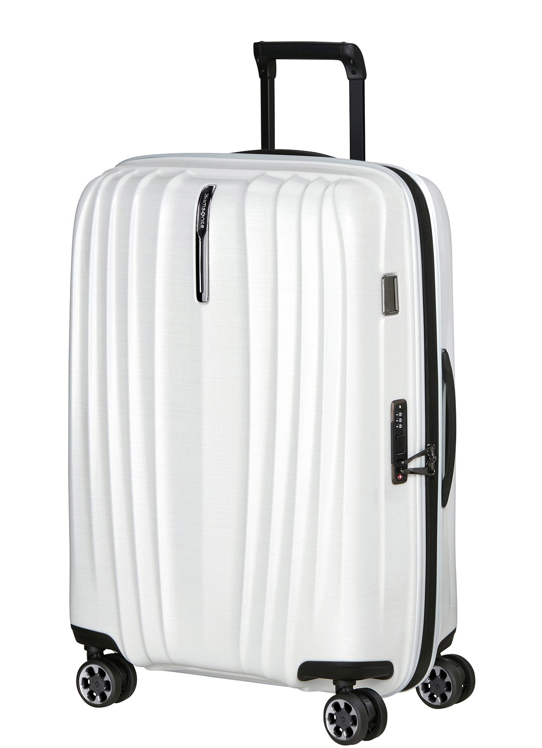 Samsonite Nexis vergrootbare spinner 70 cm - voorkant 2 gebroken wit