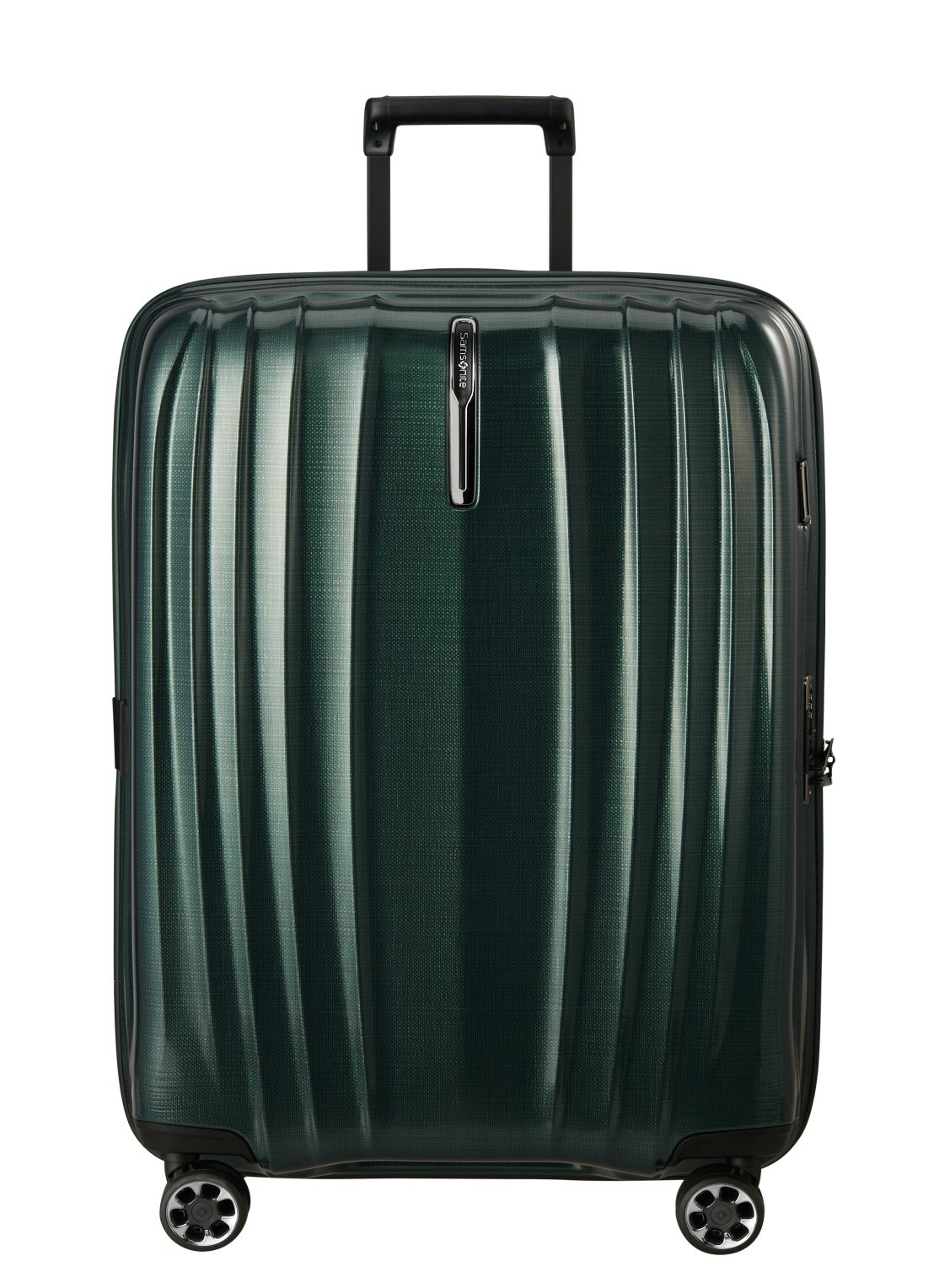 Samsonite Nexis vergrootbare spinner 76 cm - voorkant 3 groen