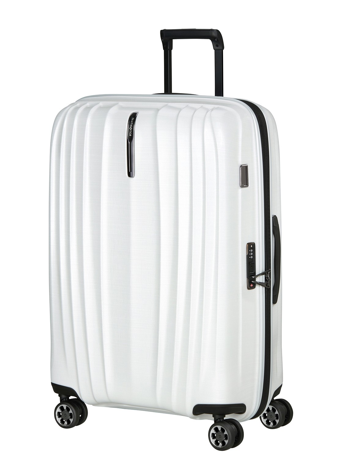 Samsonite Nexis vergrootbare spinner 76 cm - voorkant 6 gebroken wit