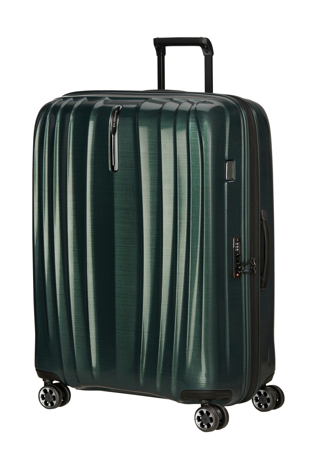 Samsonite Nexis vergrootbare spinner 82 cm - voorkant 2 groen
