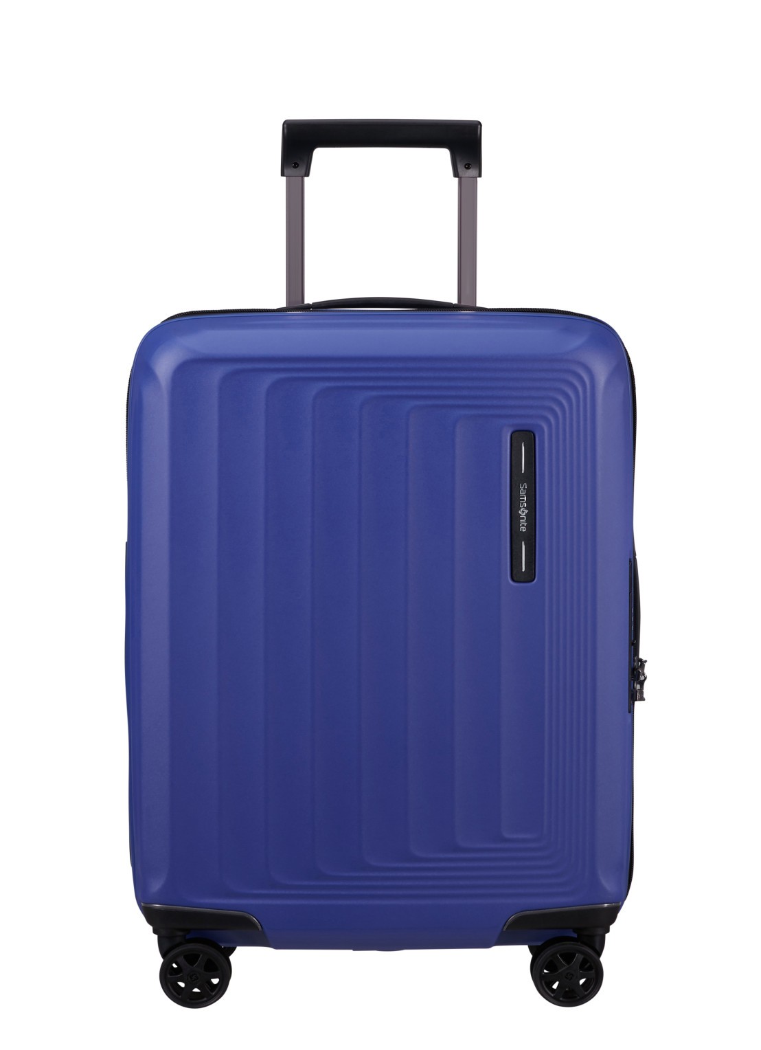 Samsonite Nuon spinner 55 cm - voorkant 4 donkerblauw