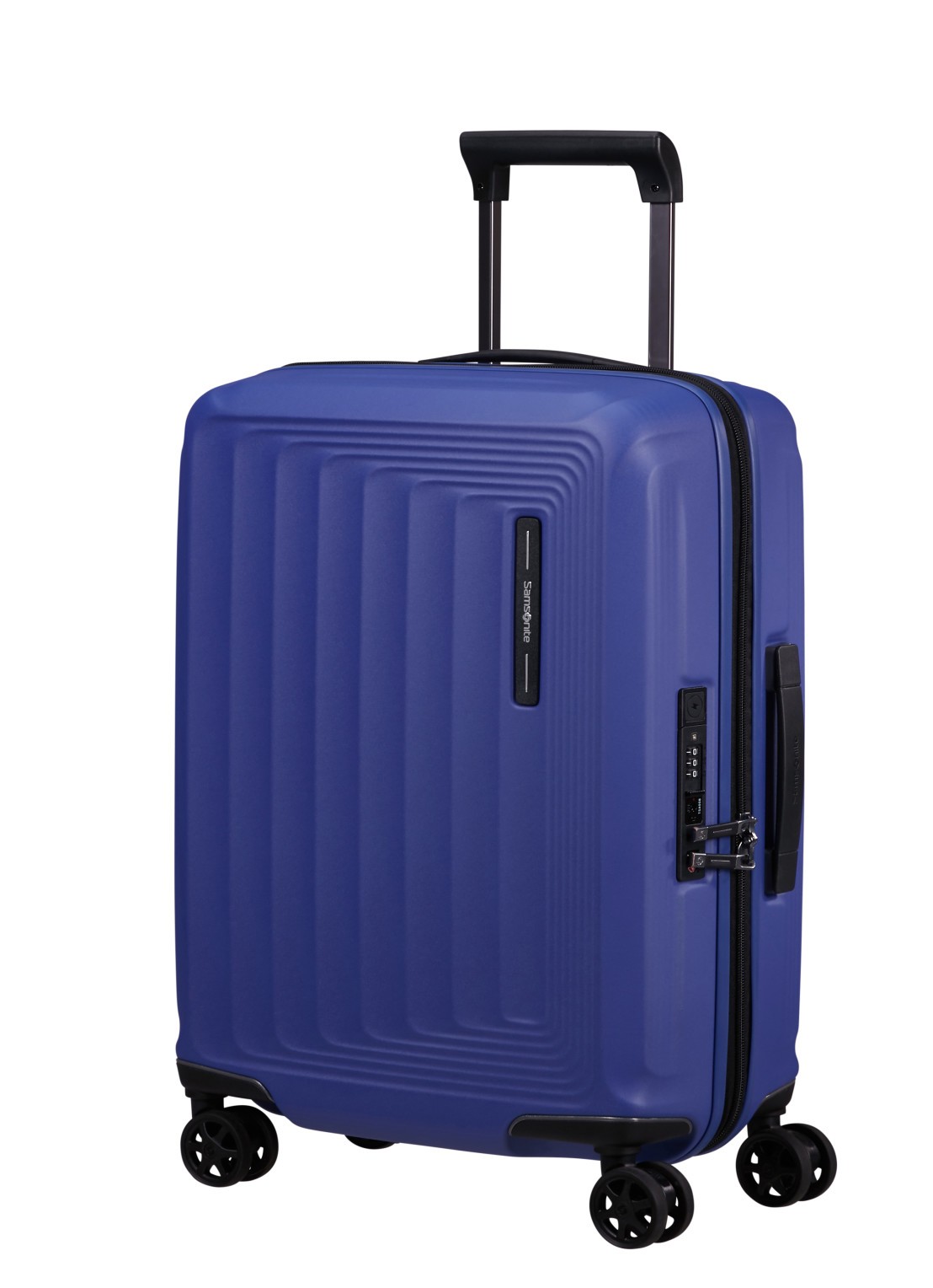 Samsonite Nuon spinner 55 cm - voorkant 5 donkerblauw