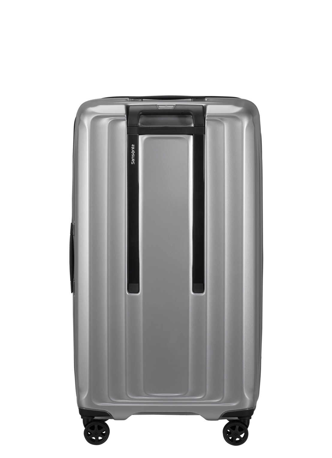 Samsonite Nuon spinner 80 cm - achterkant matt silver
