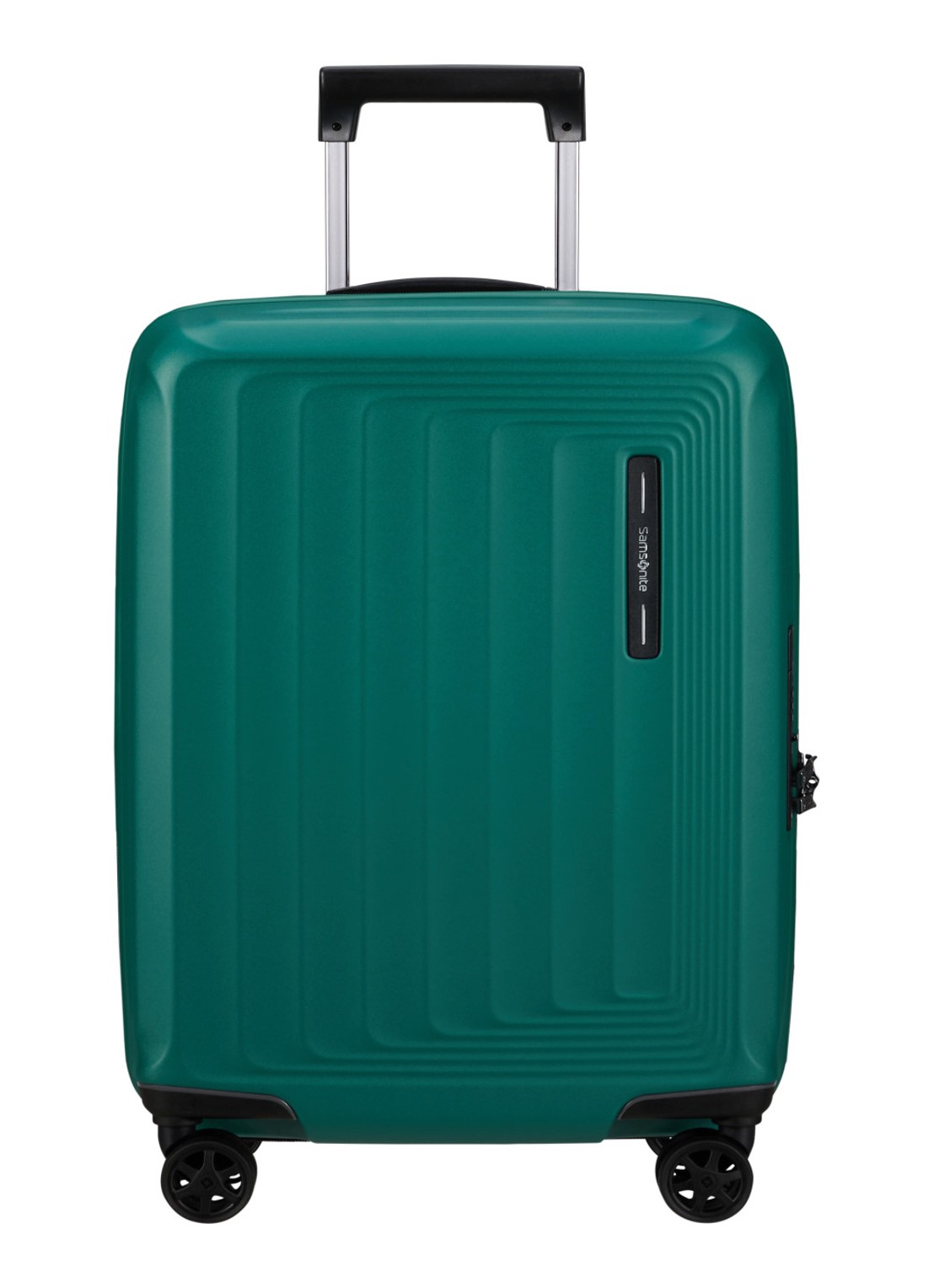 Samsonite Nuon vergrootbare spinner 55 cm - voorkant 3 groen
