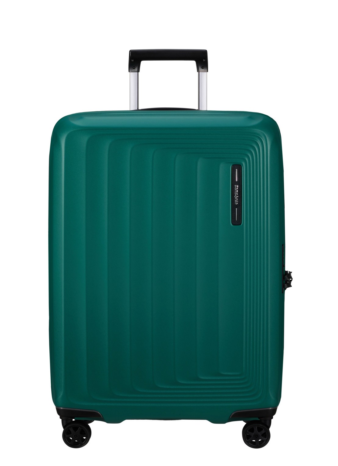 Samsonite Nuon vergrootbare spinner 69 cm - voorkant 2 groen