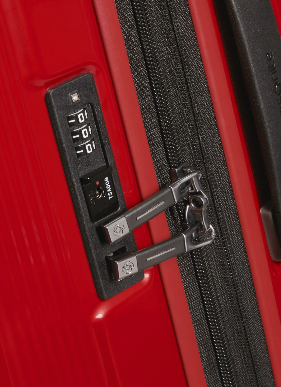 Samsonite Nuon vergrootbare spinner 75 cm - detail 6 metallic red