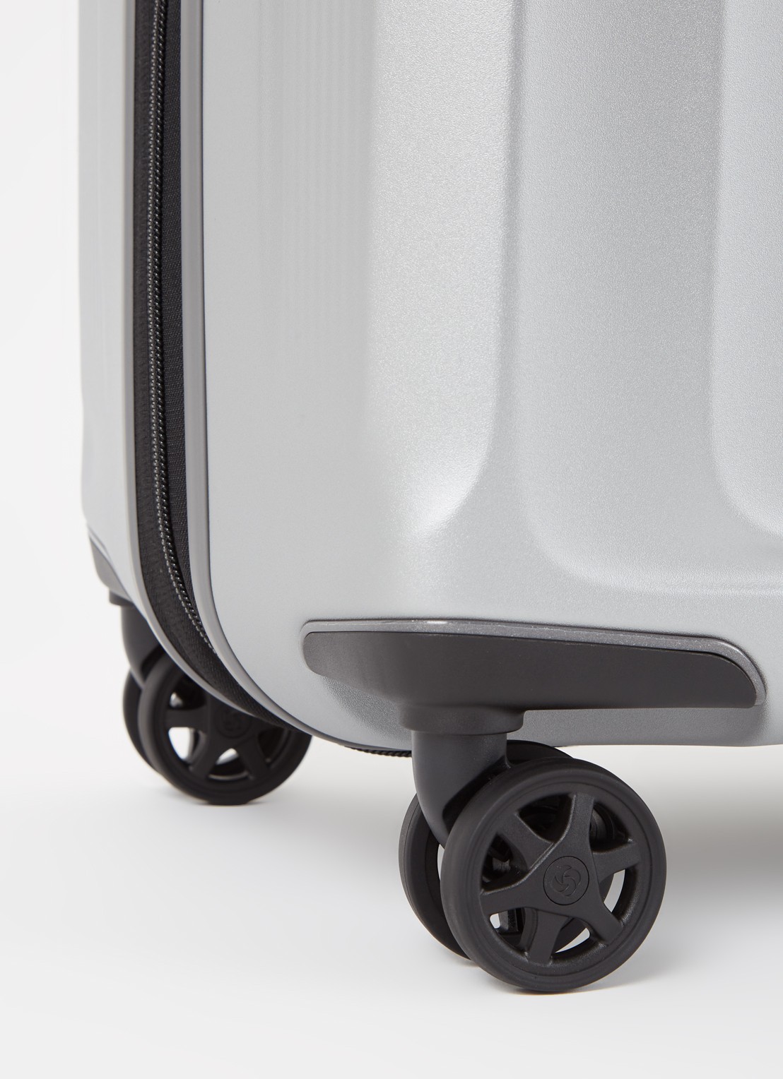 Samsonite Nuon vergrootbare spinner 75 cm - detail zilver