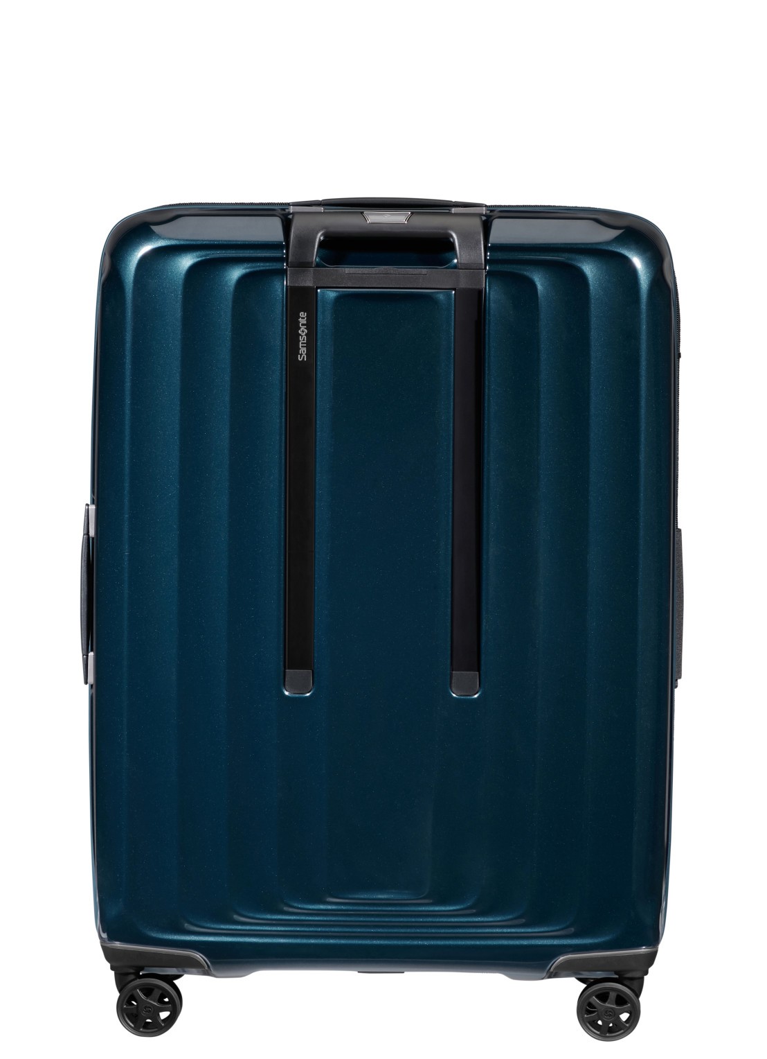 Samsonite Nuon vergrootbare spinner 75 cm - achterkant 6 donkerblauw