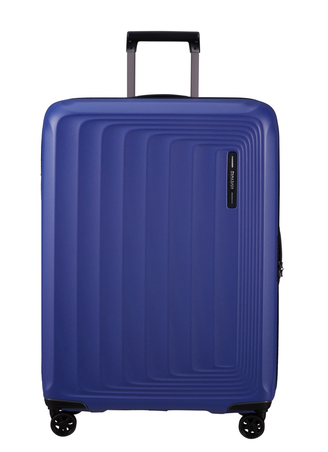 Samsonite Nuon vergrootbare spinner 75 cm - voorkant 4 donkerblauw