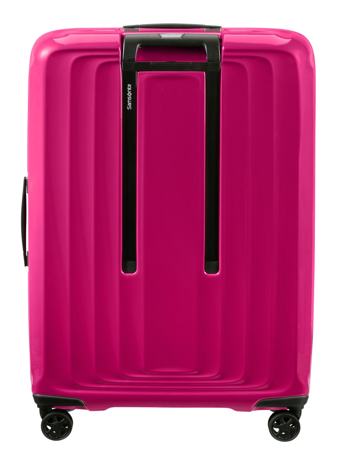 Samsonite Nuon vergrootbare spinner 75 cm - detail metallic ruby / donkerroze