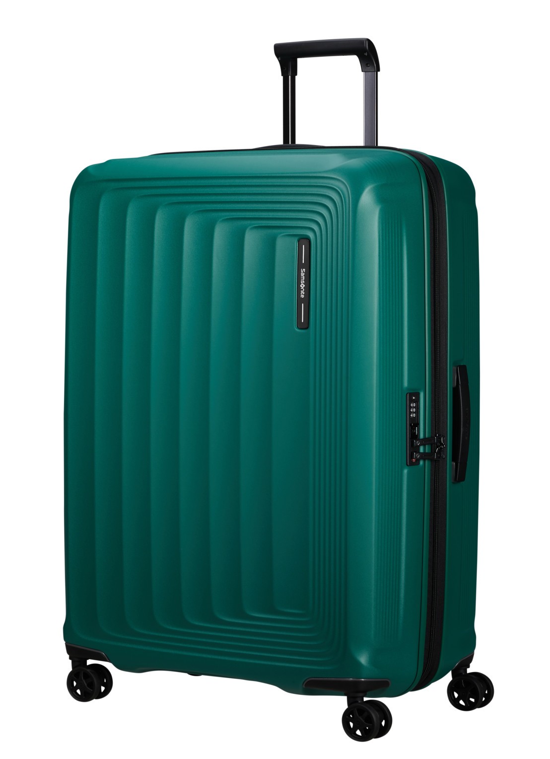 Samsonite Nuon vergrootbare spinner 81 cm - voorkant 4 groen