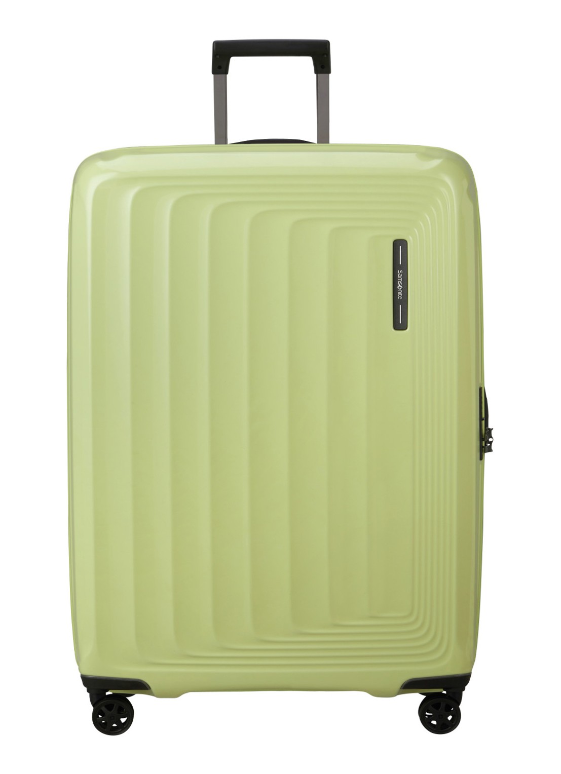 Samsonite Nuon vergrootbare spinner 81 cm - voorkant 2 lime
