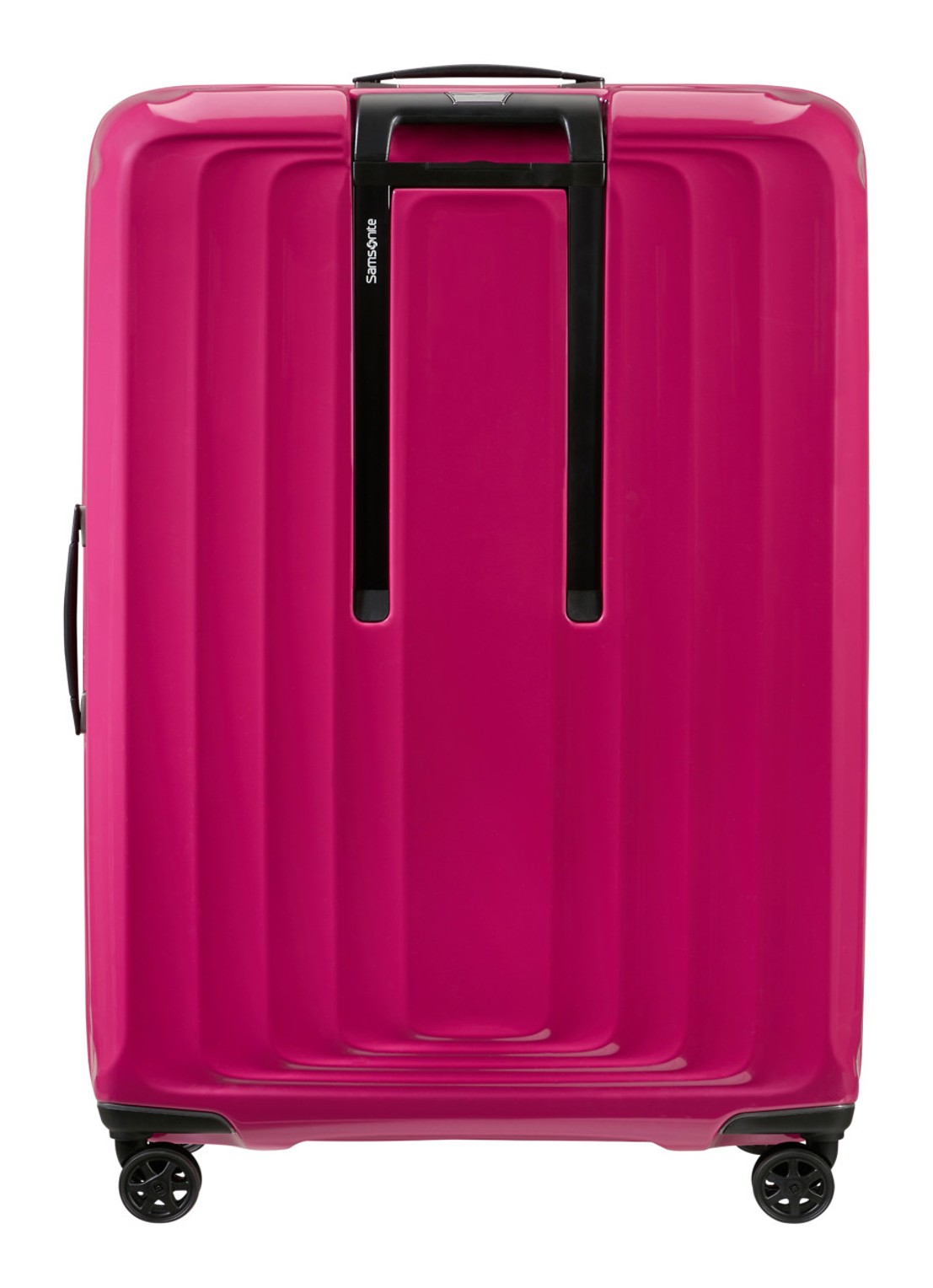 Samsonite Nuon vergrootbare spinner 81 cm - detail metallic ruby / donkerroze
