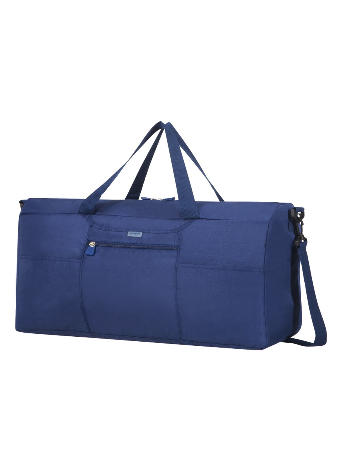 Samsonite Opvouwbare weekendtas met afneembare schouderriem - voorkant 2 donkerblauw