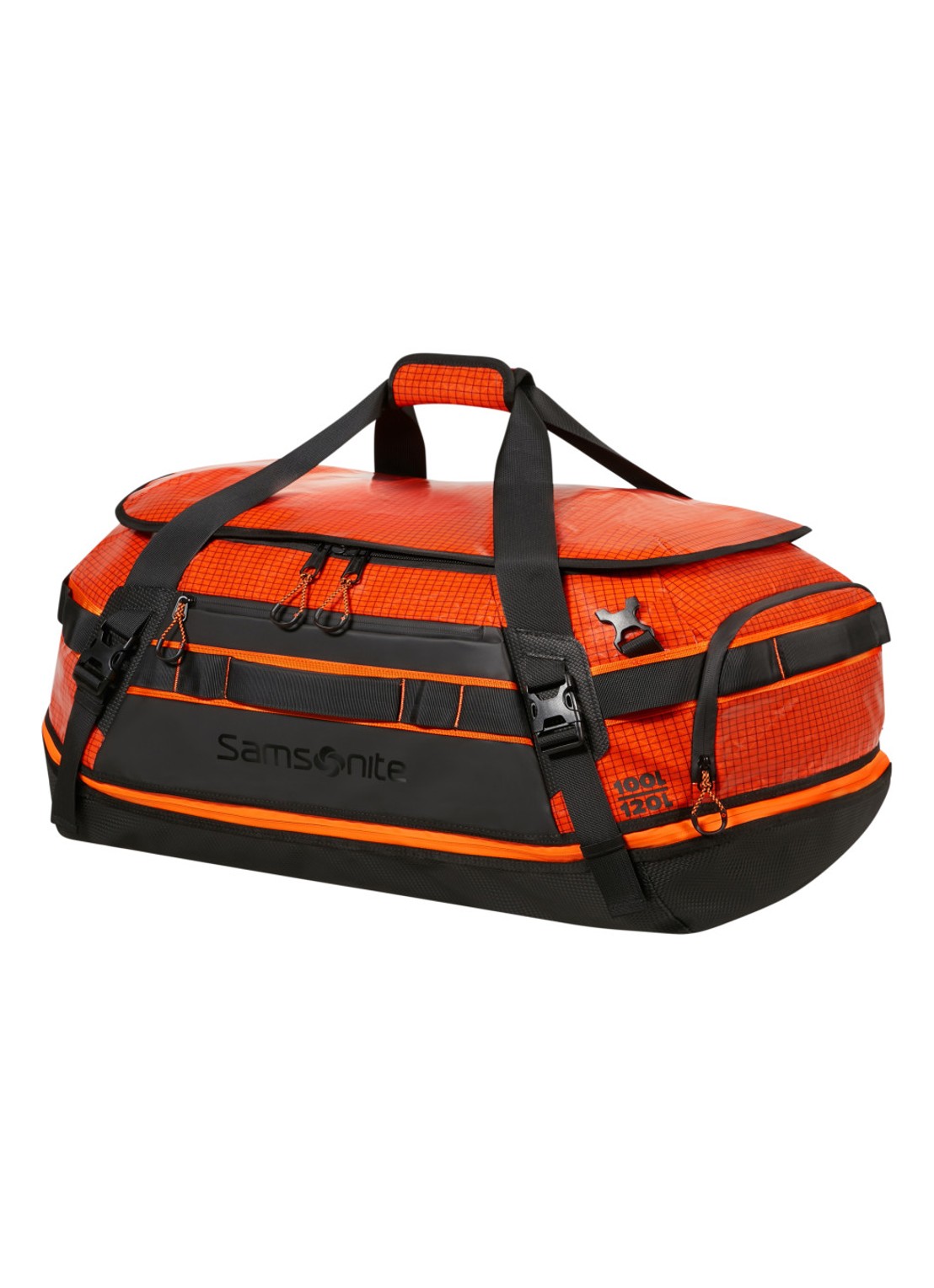 Samsonite Outtrax L weekendtas - voorkant 2 oranjerood