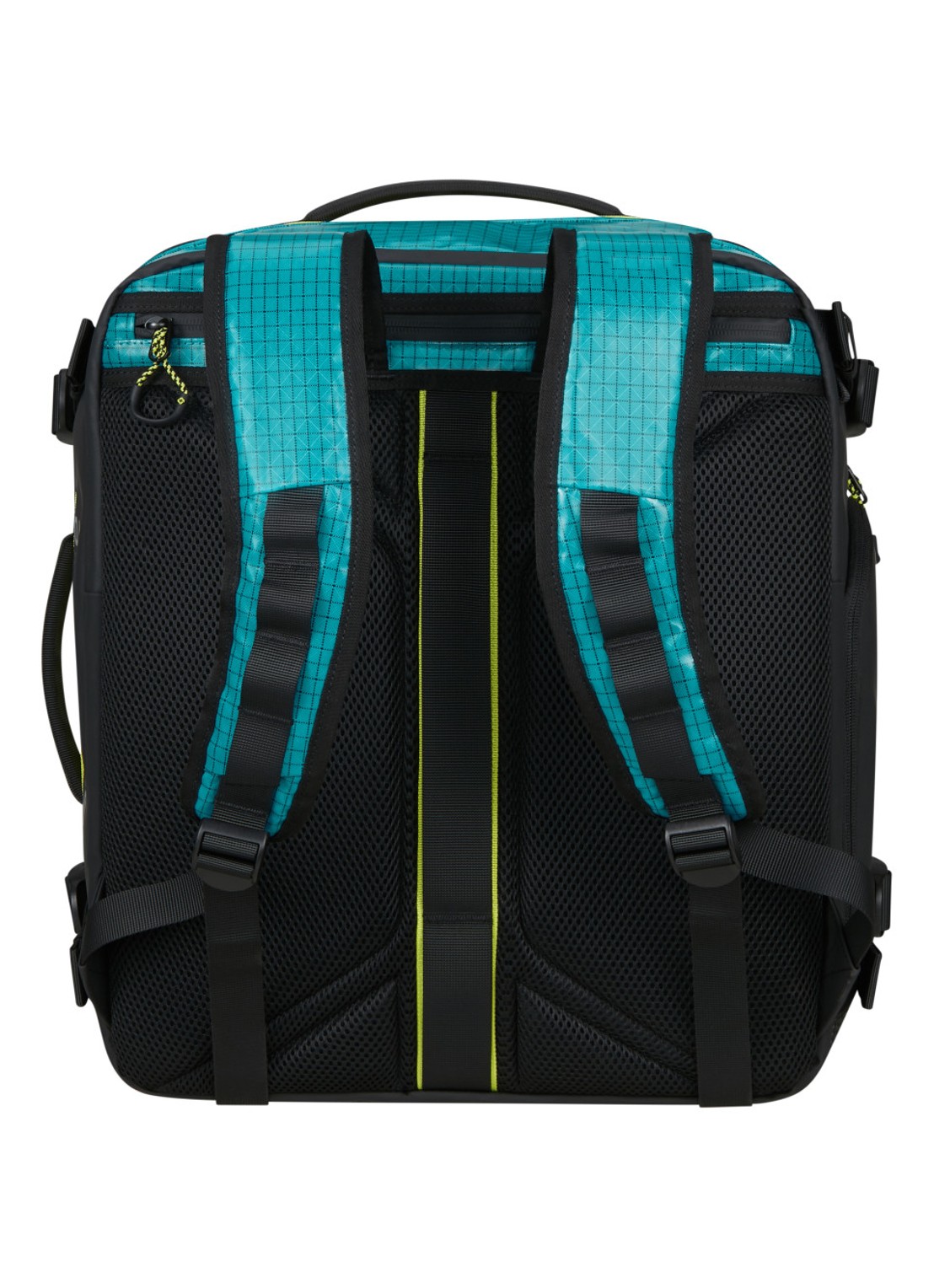 Samsonite Outtrax M rugzak - achterkant 3 zeegroen