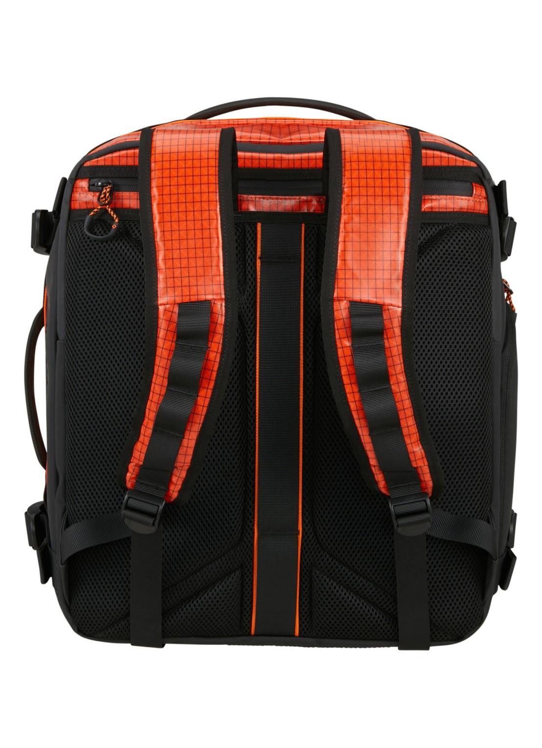 Samsonite Outtrax M rugzak - achterkant oranjerood