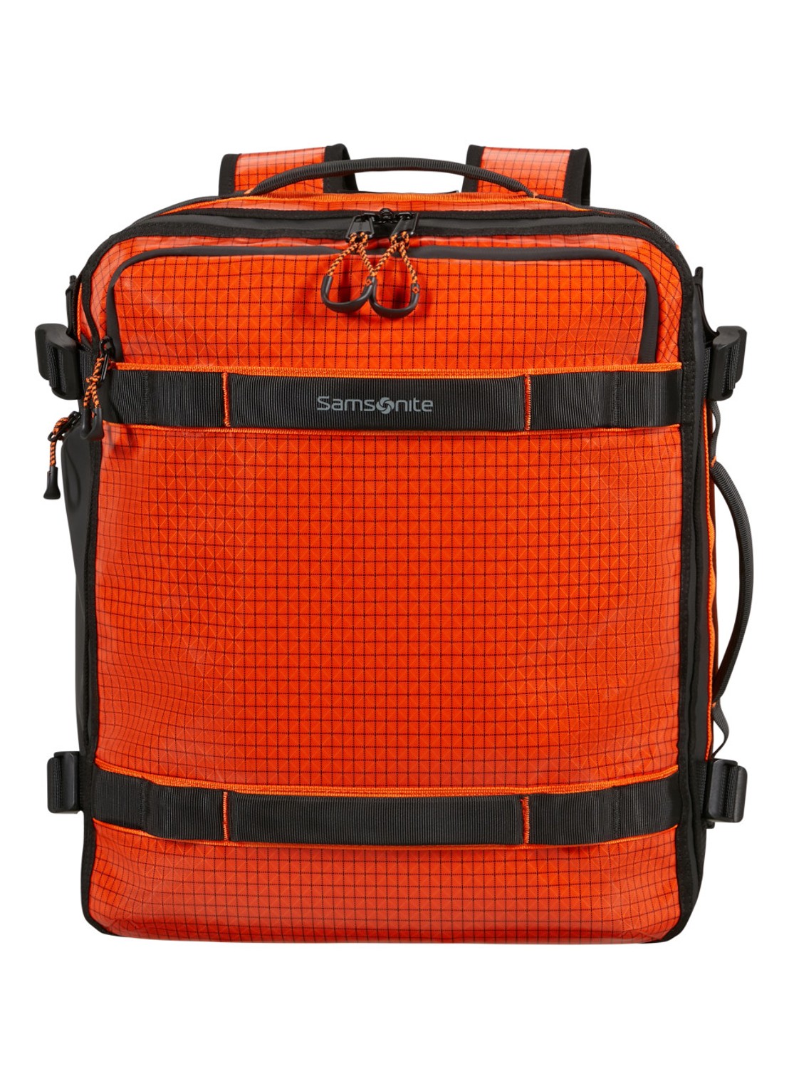 Samsonite Outtrax M rugzak - voorkant 2 oranjerood