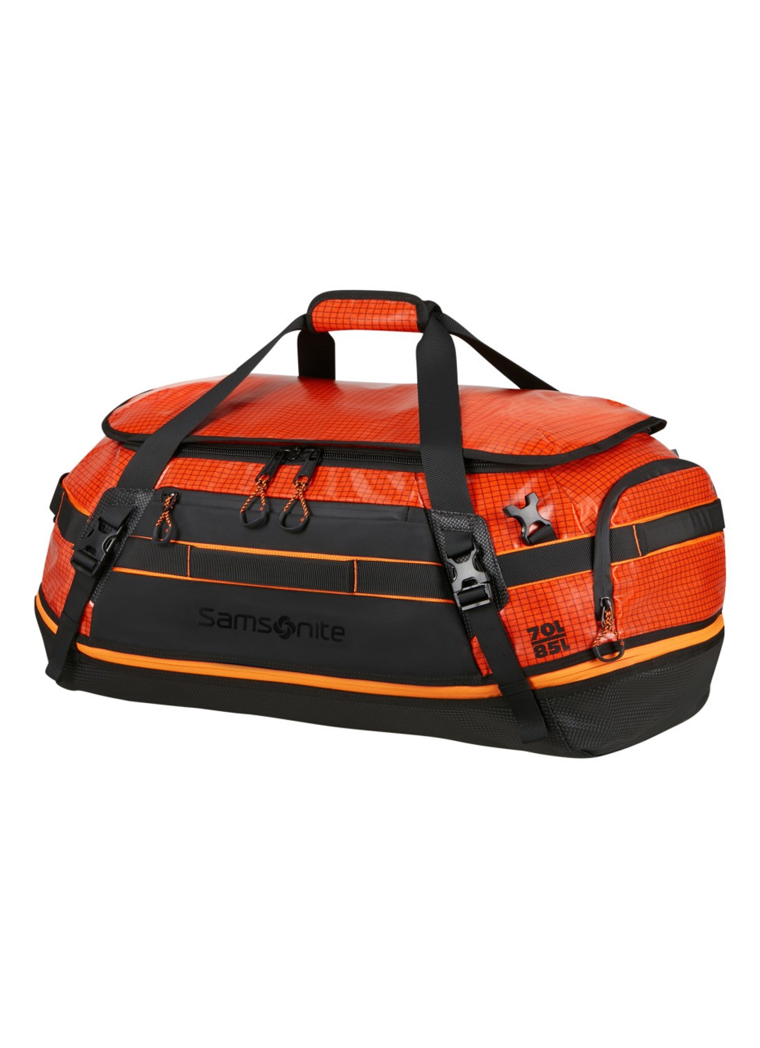 Samsonite Outtrax M weekendtas - voorkant 2 oranjerood