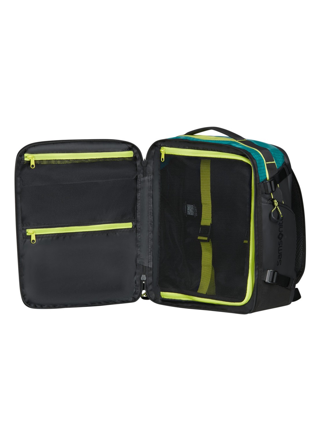Samsonite Outtrax S rugzak - achterkant zeegroen