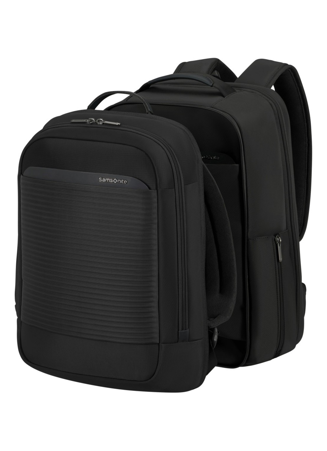 Samsonite Paralux BT 2-1 rugzak - detail zwart