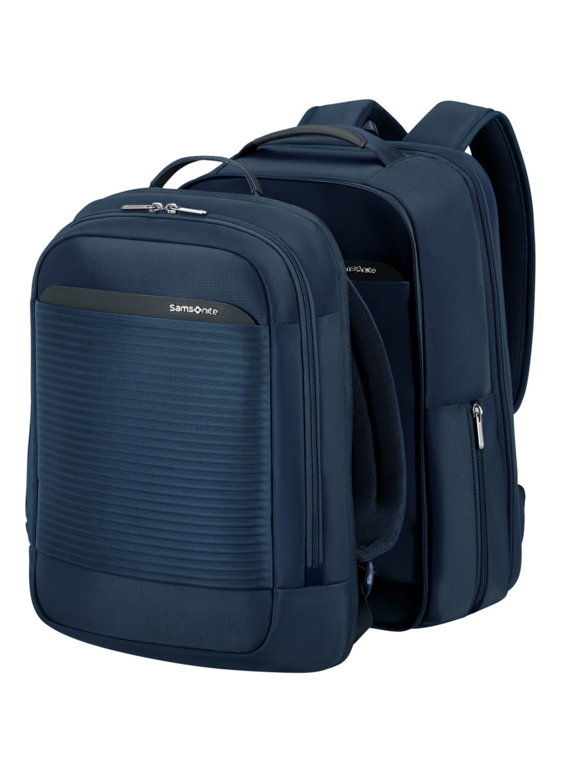 Samsonite Paralux BT 2-1 rugzak - detail donkerblauw