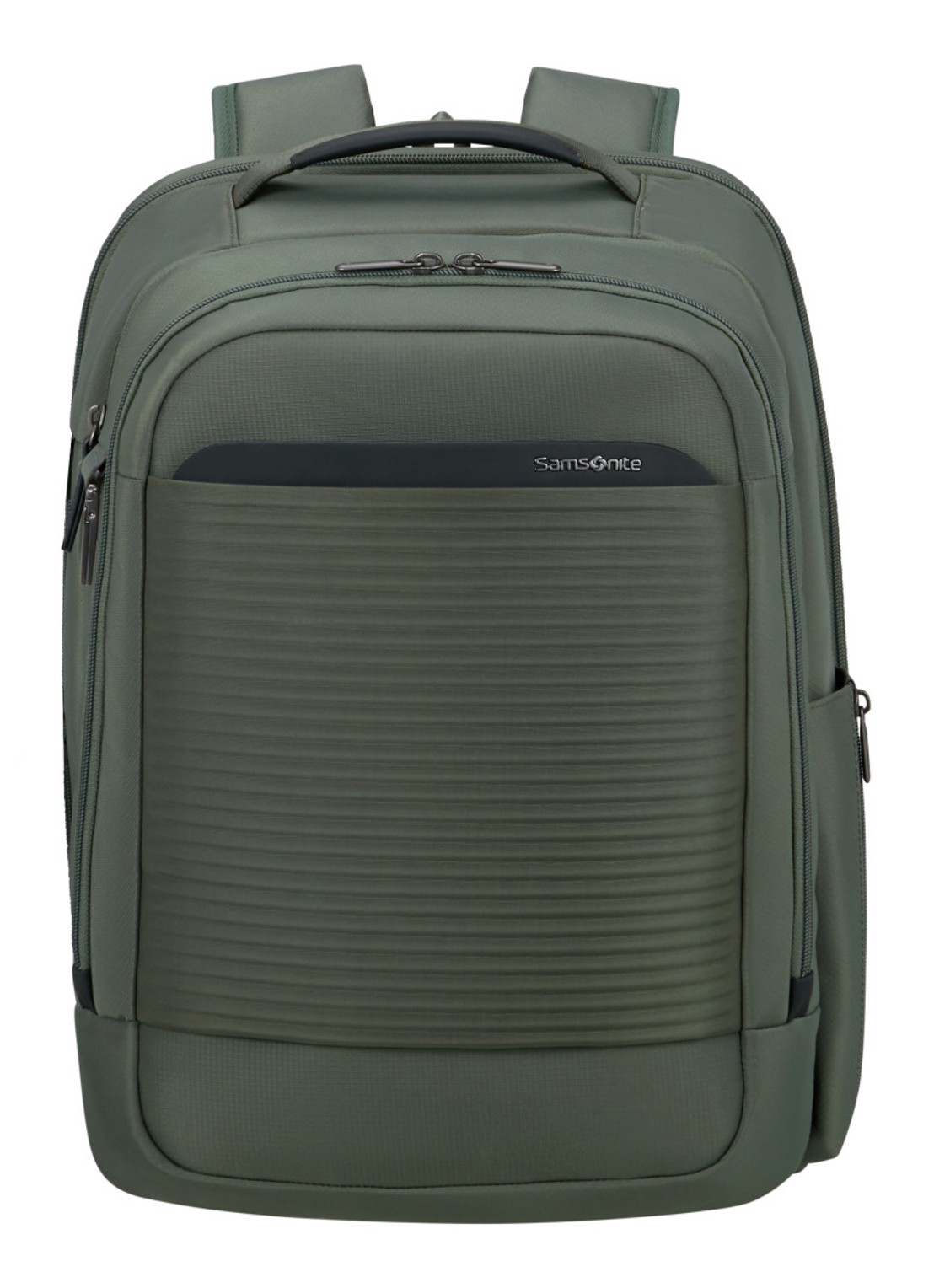 Samsonite Paralux BT 2-1 rugzak - voorkant 4 olijfgroen