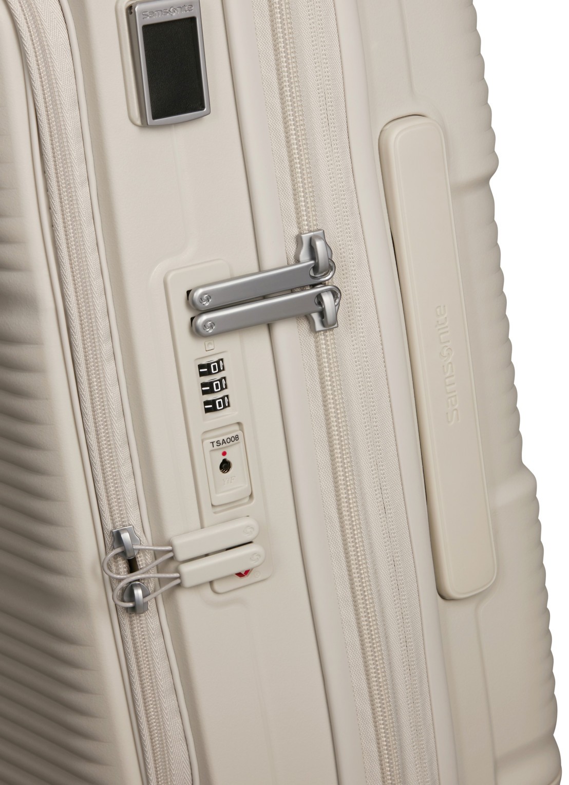 Samsonite Paralux vergrootbare spinner 55 cm - detail 4 grijs