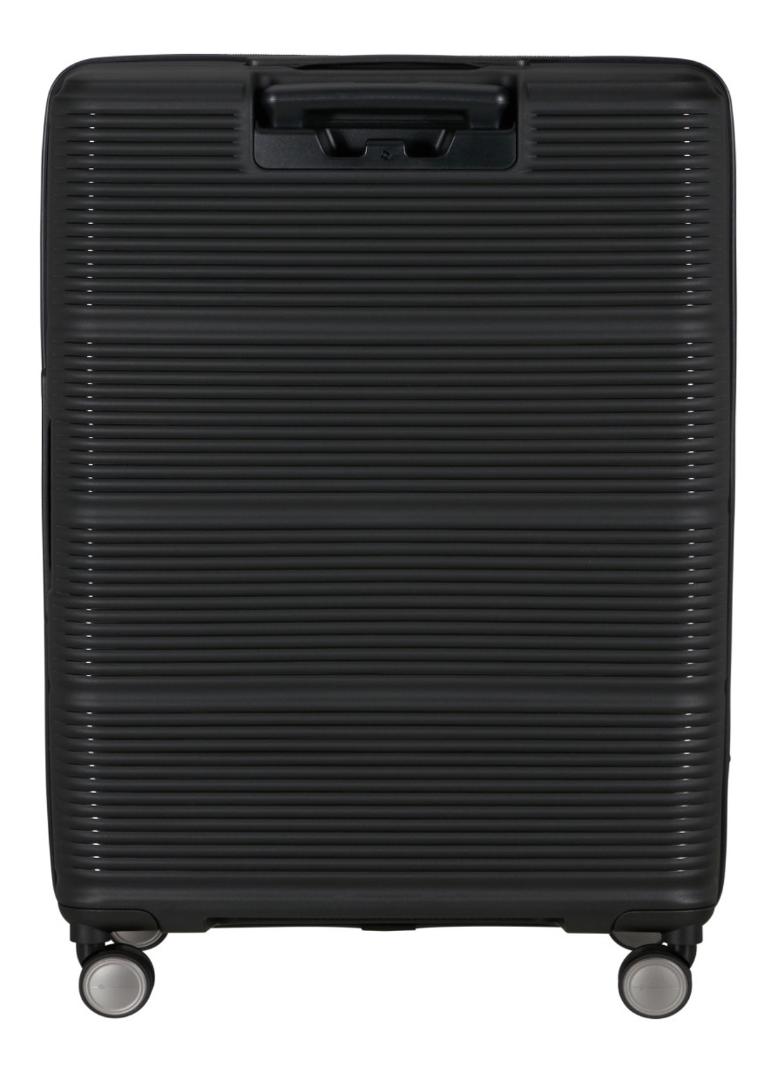 Samsonite Paralux vergrootbare spinner 75 cm - achterkant zwart