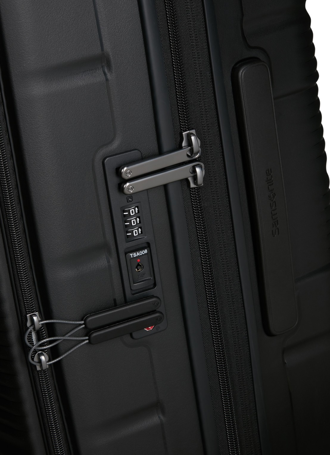 Samsonite Paralux vergrootbare spinner 75 cm - detail 4 zwart