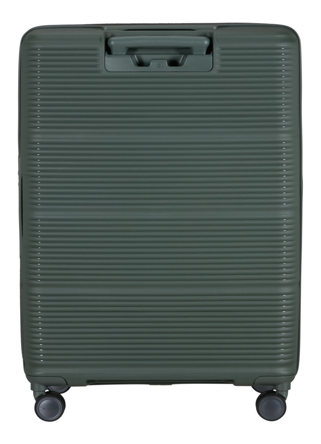 Samsonite Paralux vergrootbare spinner 75 cm - achterkant olijfgroen