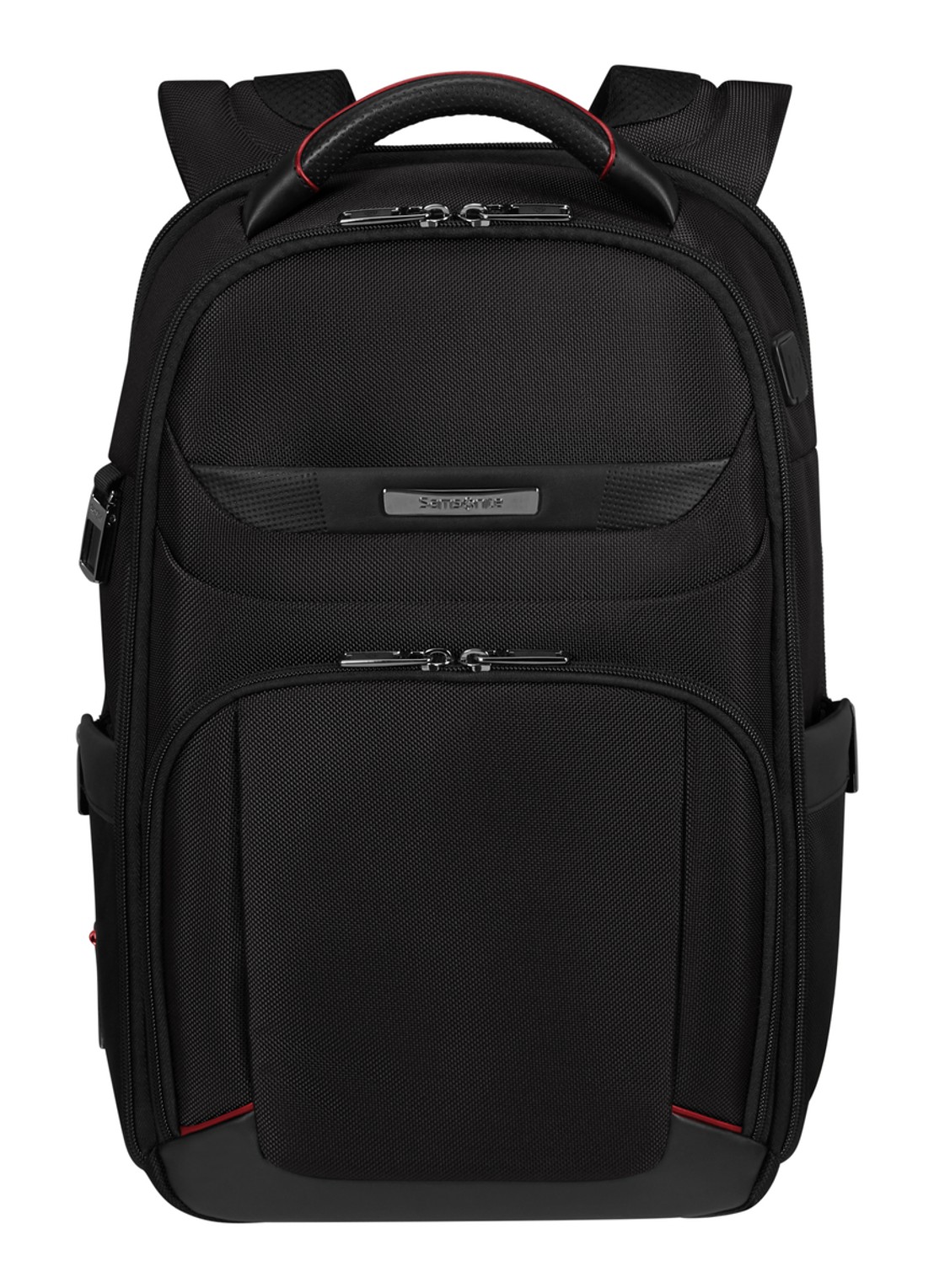 Samsonite Pro-DLX 6 laptoprugzak 14 inch  - voorkant 3 zwart