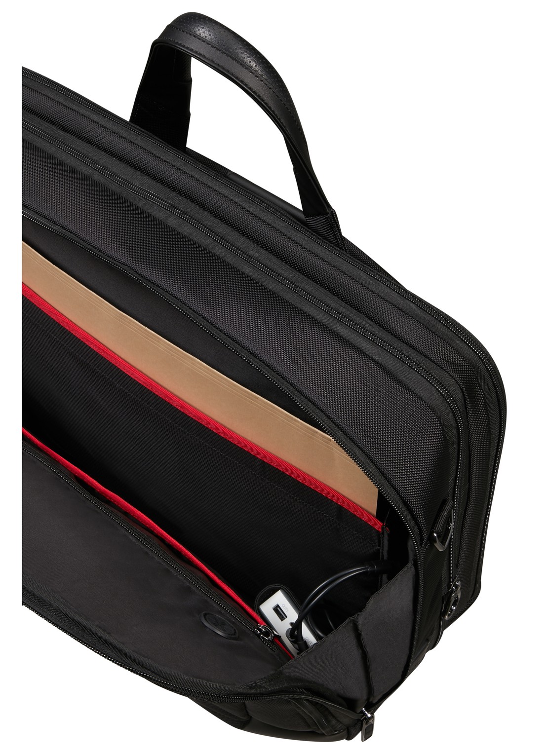 Samsonite Pro-DLX 6 laptoptas 17,3 inch  - achterkant 2 zwart