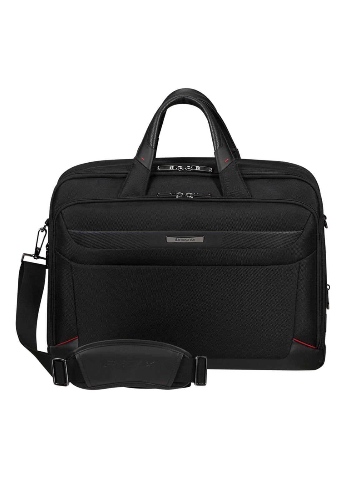 Samsonite Pro-DLX 6 laptoptas 17,3 inch  - voorkant 3 zwart