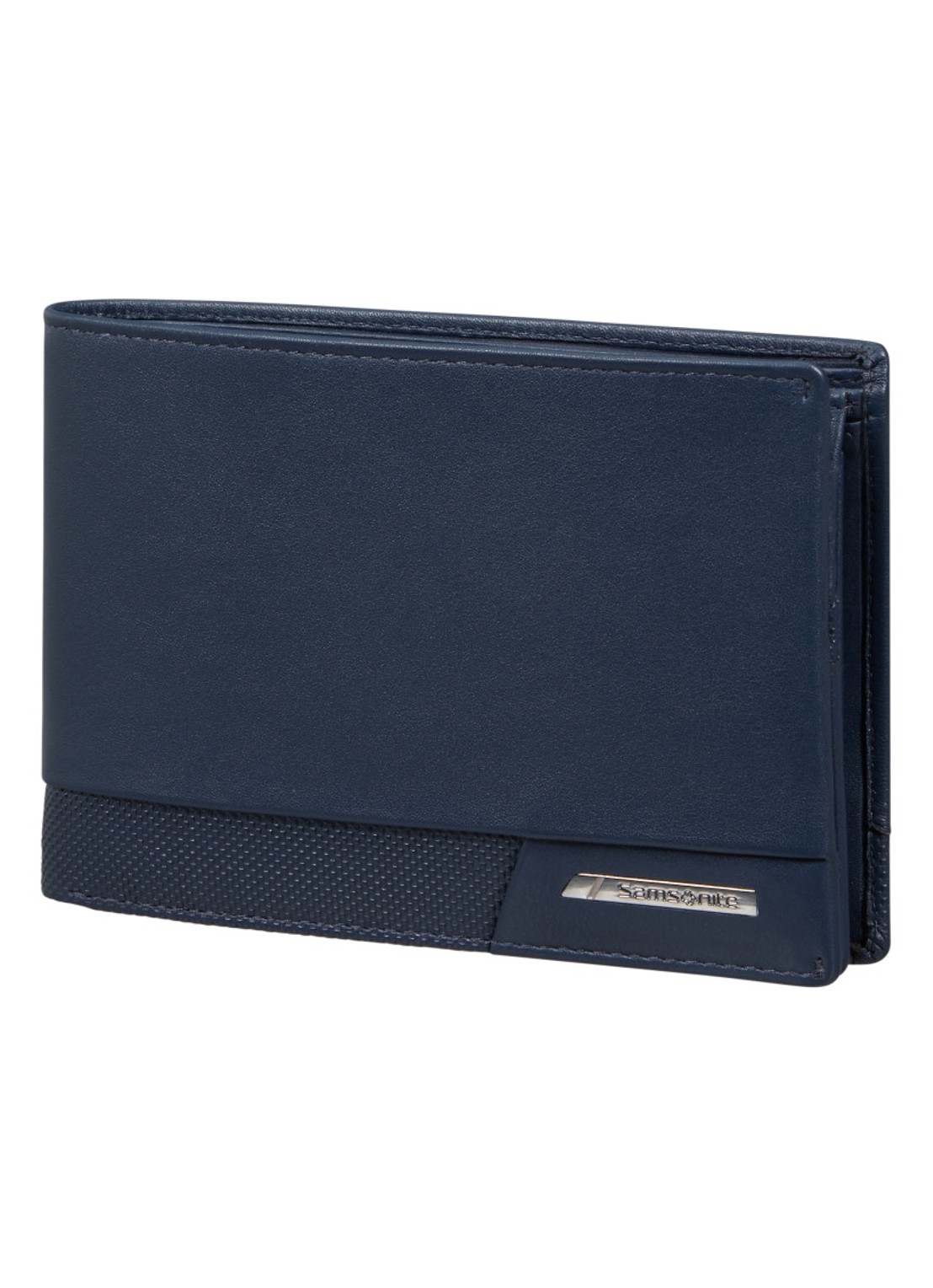 Samsonite Pro-DLX 6 portemonnee van leer - voorkant donkerblauw
