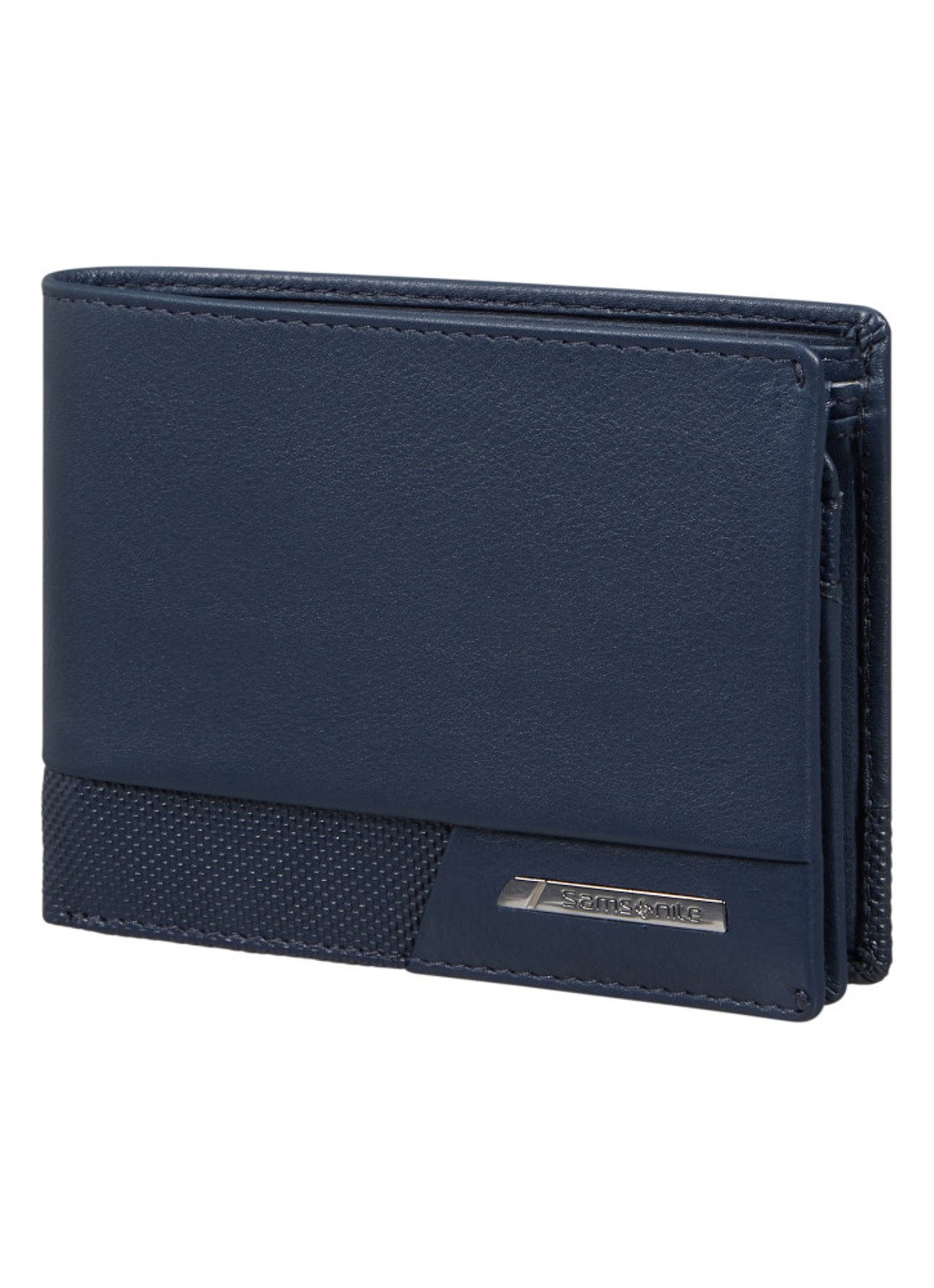 Samsonite Pro-DLX 6 portemonnee van leer - voorkant 3 donkerblauw