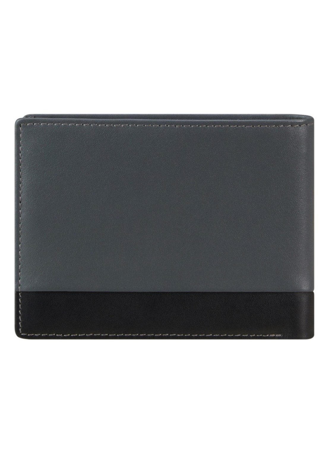 Samsonite Pro-DLX 6 portemonnee van leer - achterkant 2 blauwgrijs