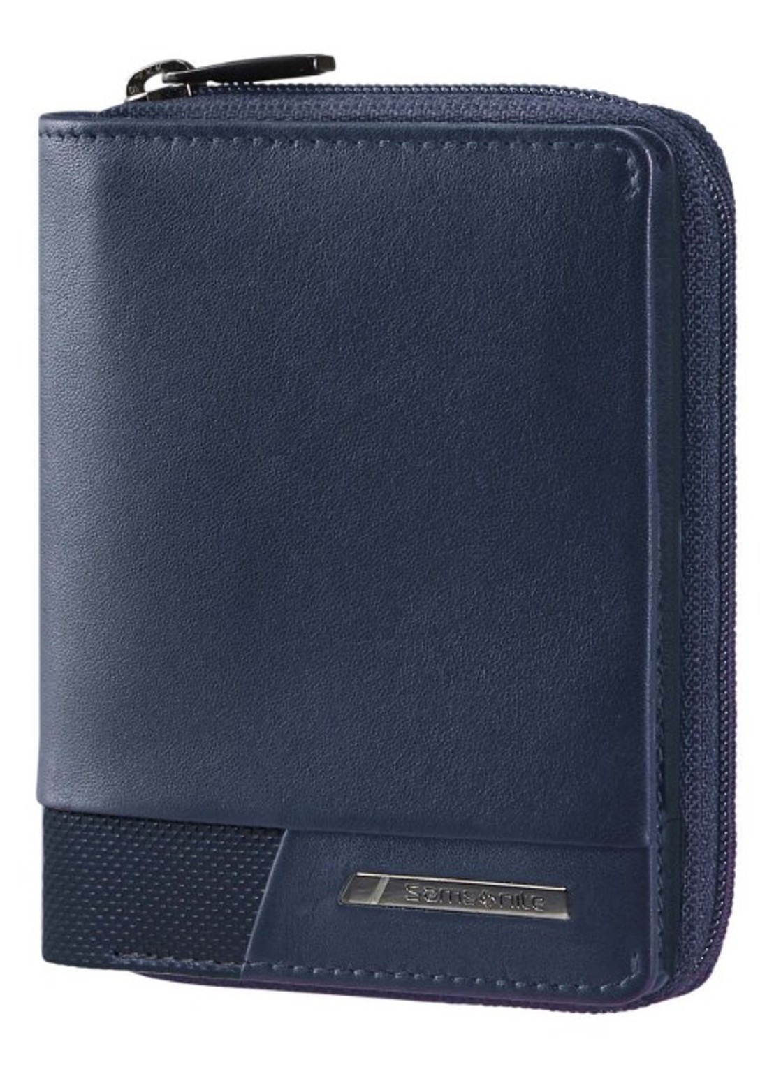 Samsonite Pro-DLX 6 portemonnee van leer - voorkant donkerblauw