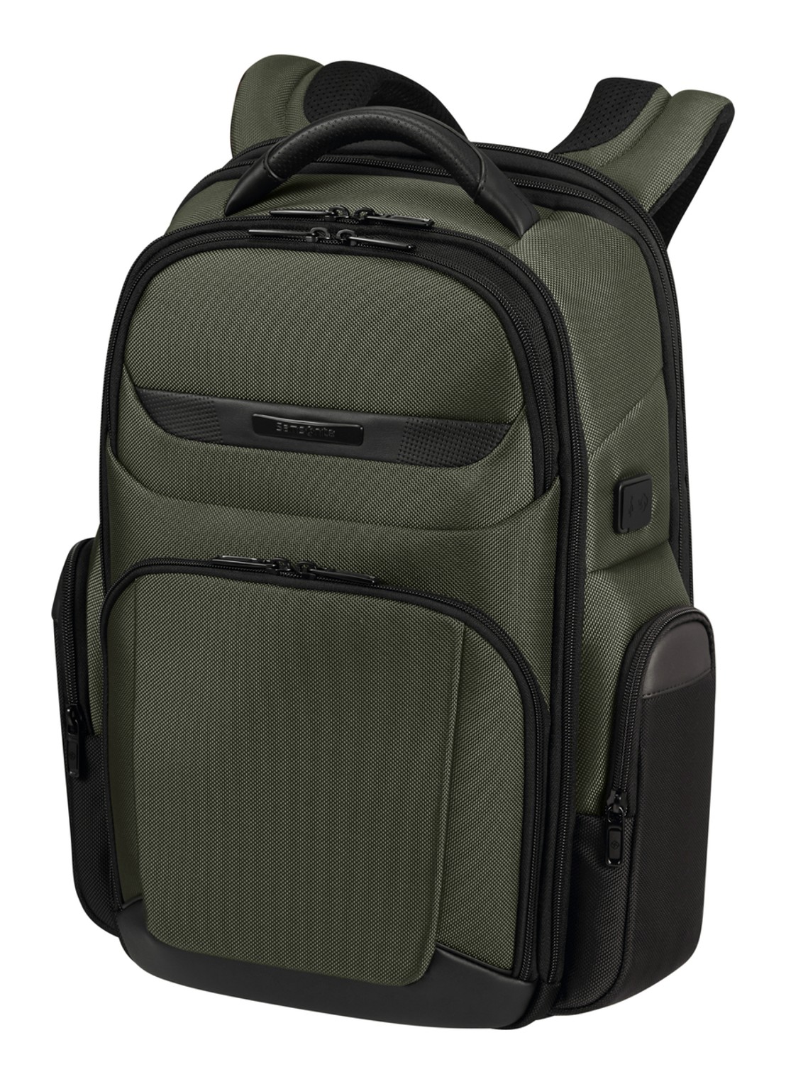 Samsonite Pro-DLX 6 rugzak met 15 inch laptopvak - detail 2 groen