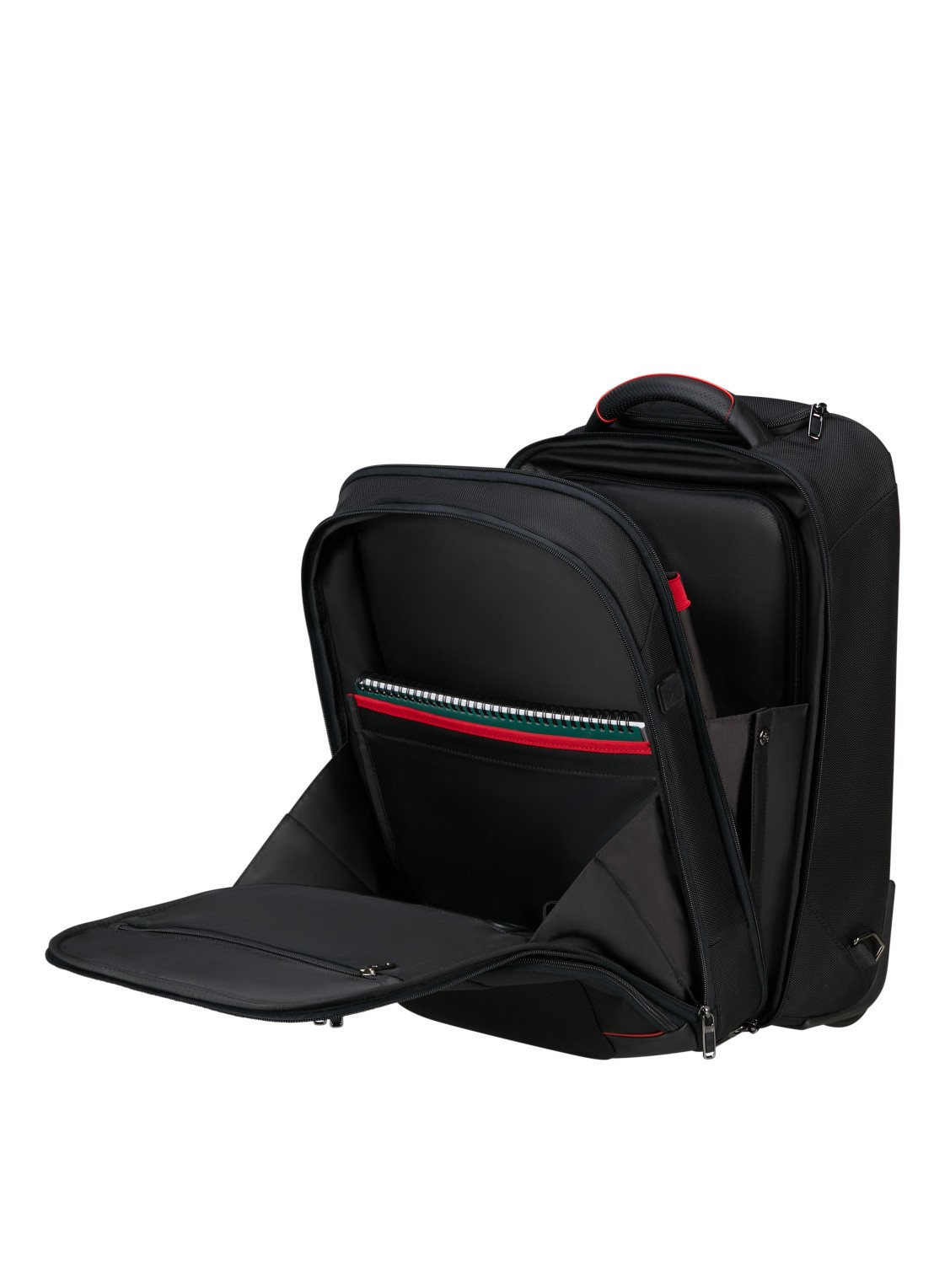 Samsonite Pro-DLX 6 rugzak met 17,3 inch laptopvak - voorkant 4 zwart