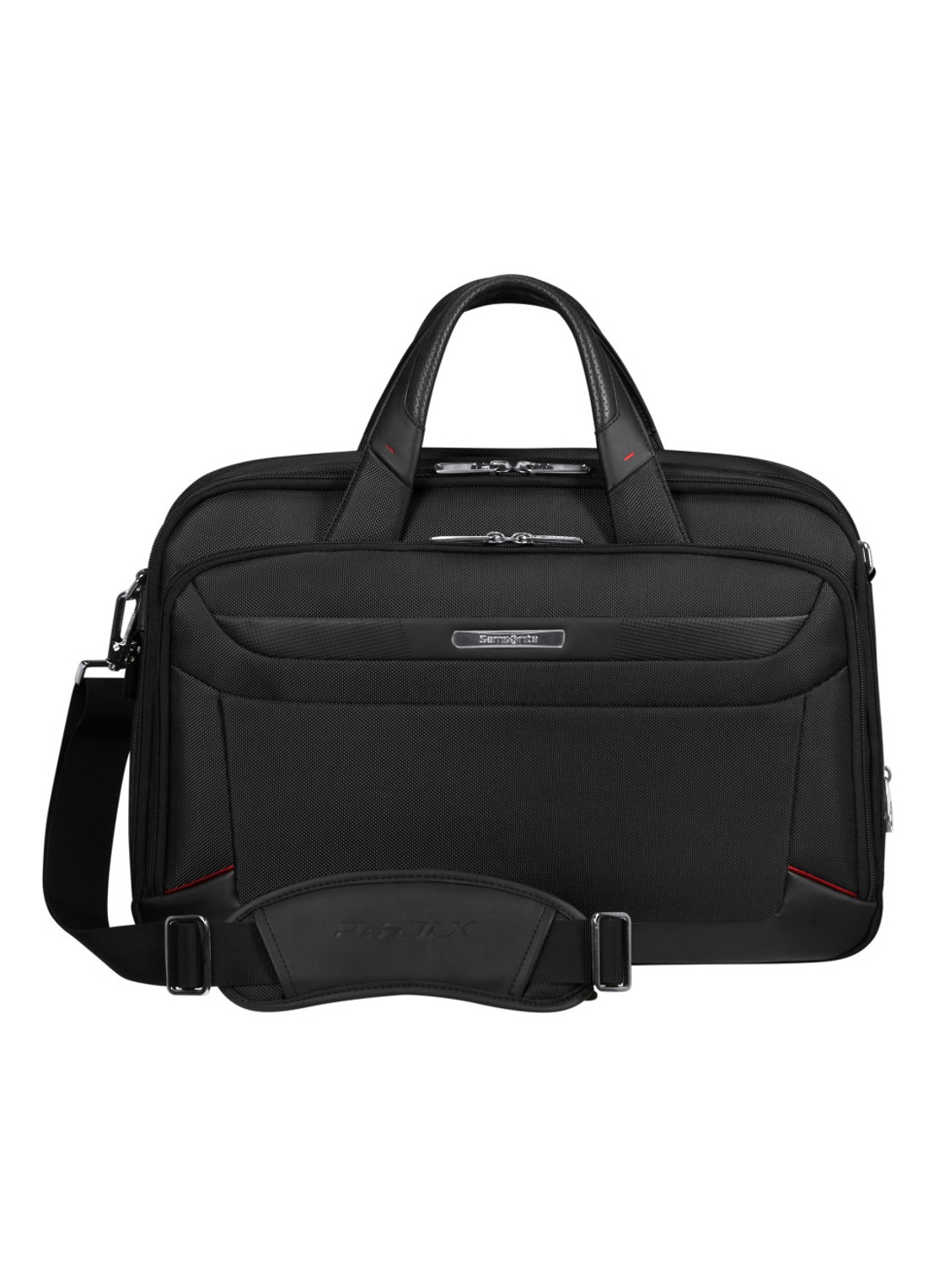Samsonite Pro-DLX 6 vergrootbare businesstas met 15,6 inch laptopvak - voorkant 2 zwart