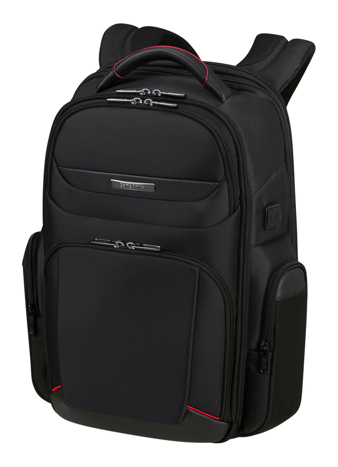 Samsonite Pro-DLX 6 vergrootbare rugzak met 15,6 inch laptopvak - voorkant 2 zwart