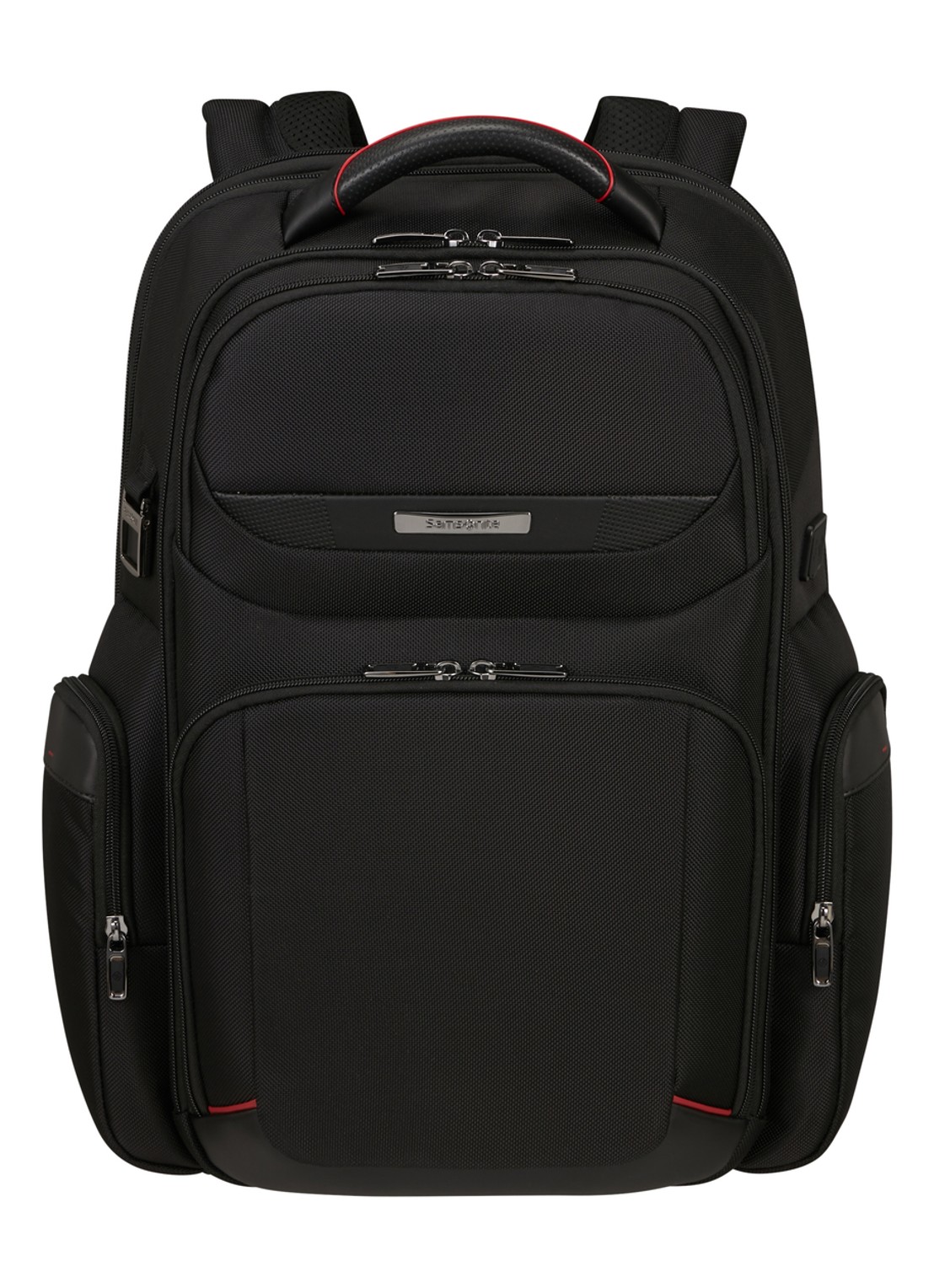Samsonite Pro-DLX 6 vergrootbare rugzak met 17,3 inch laptopvak - voorkant 2 zwart