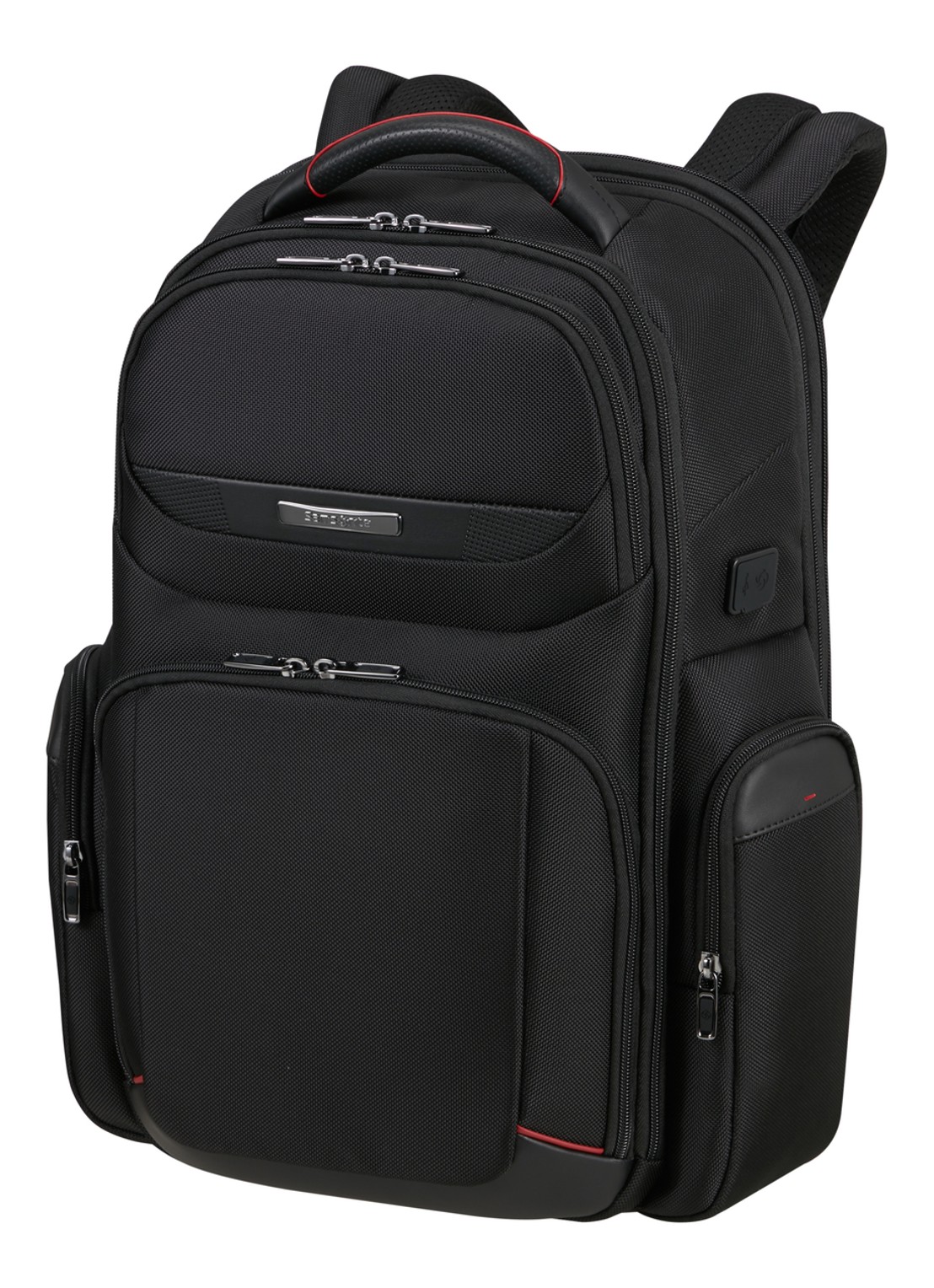 Samsonite Pro-DLX 6 vergrootbare rugzak met 17,3 inch laptopvak - voorkant 3 zwart
