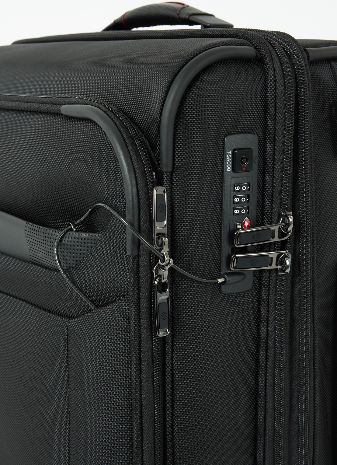 Samsonite Pro-DLX 6 vergrootbare spinner 55 cm - detail 4 zwart