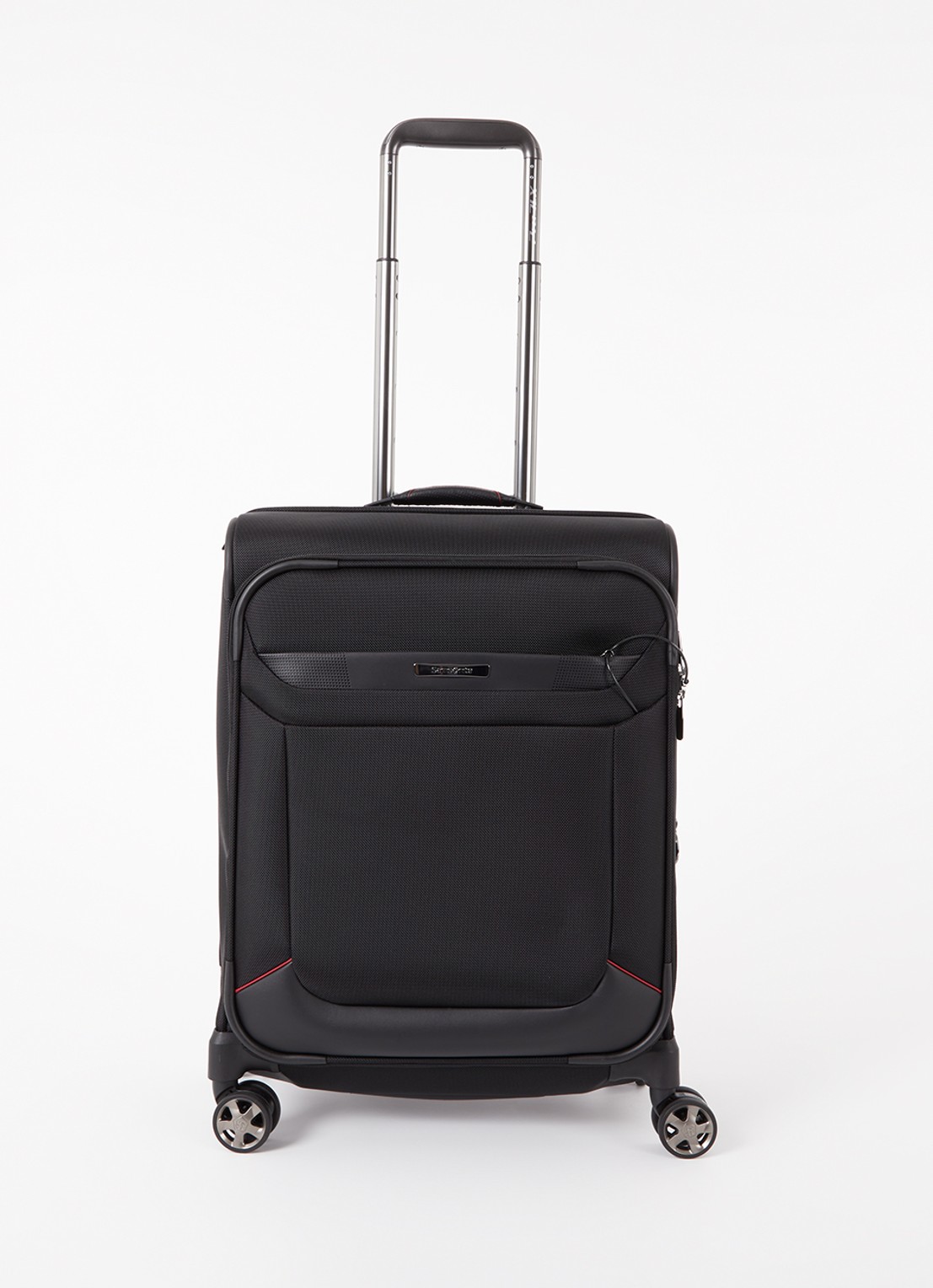 Samsonite Pro-DLX 6 vergrootbare spinner 55 cm - voorkant zwart