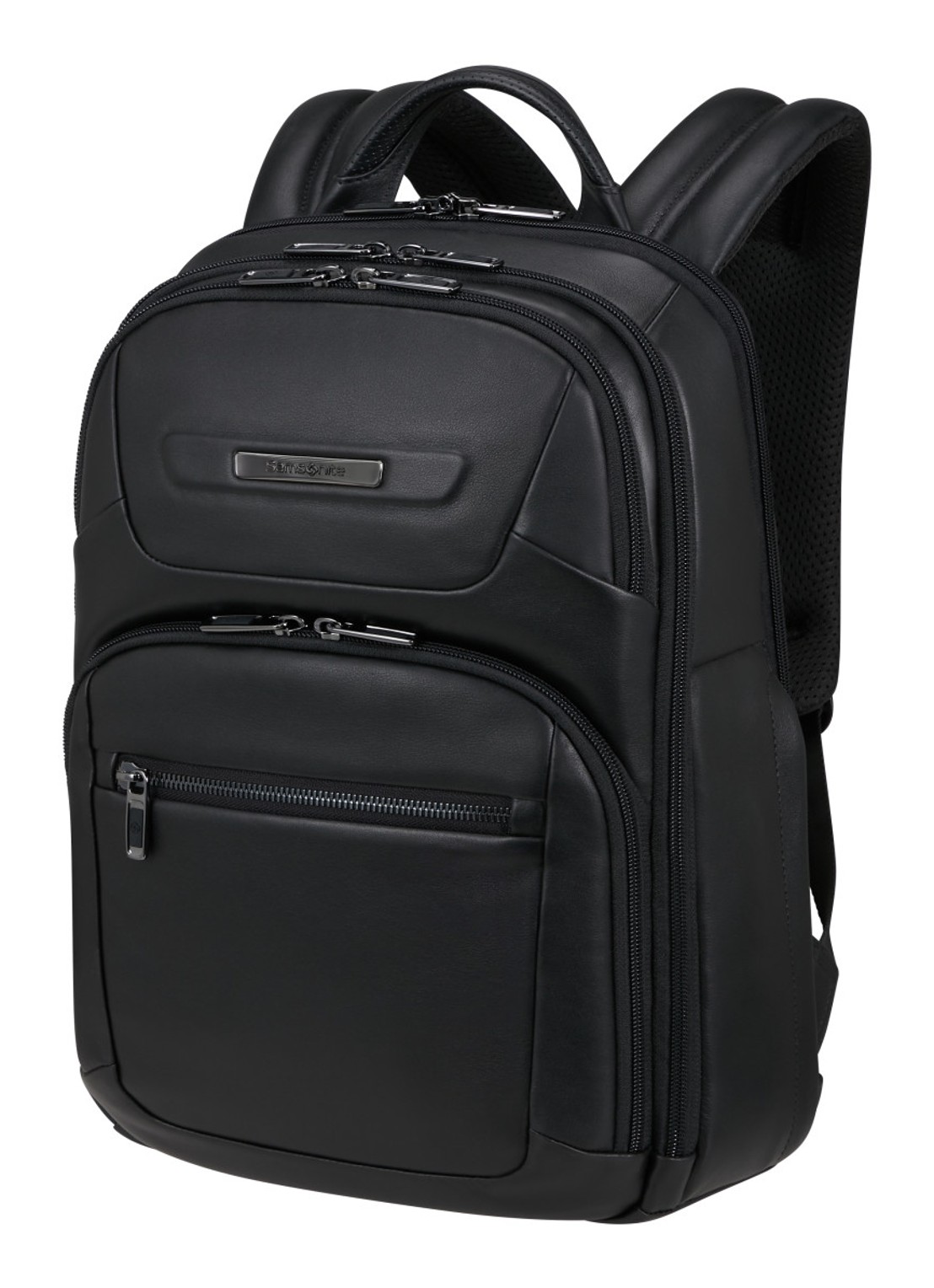 Samsonite PRO-DLX rugzak met 14,1 inch laptopvak - voorkant 3 zwart