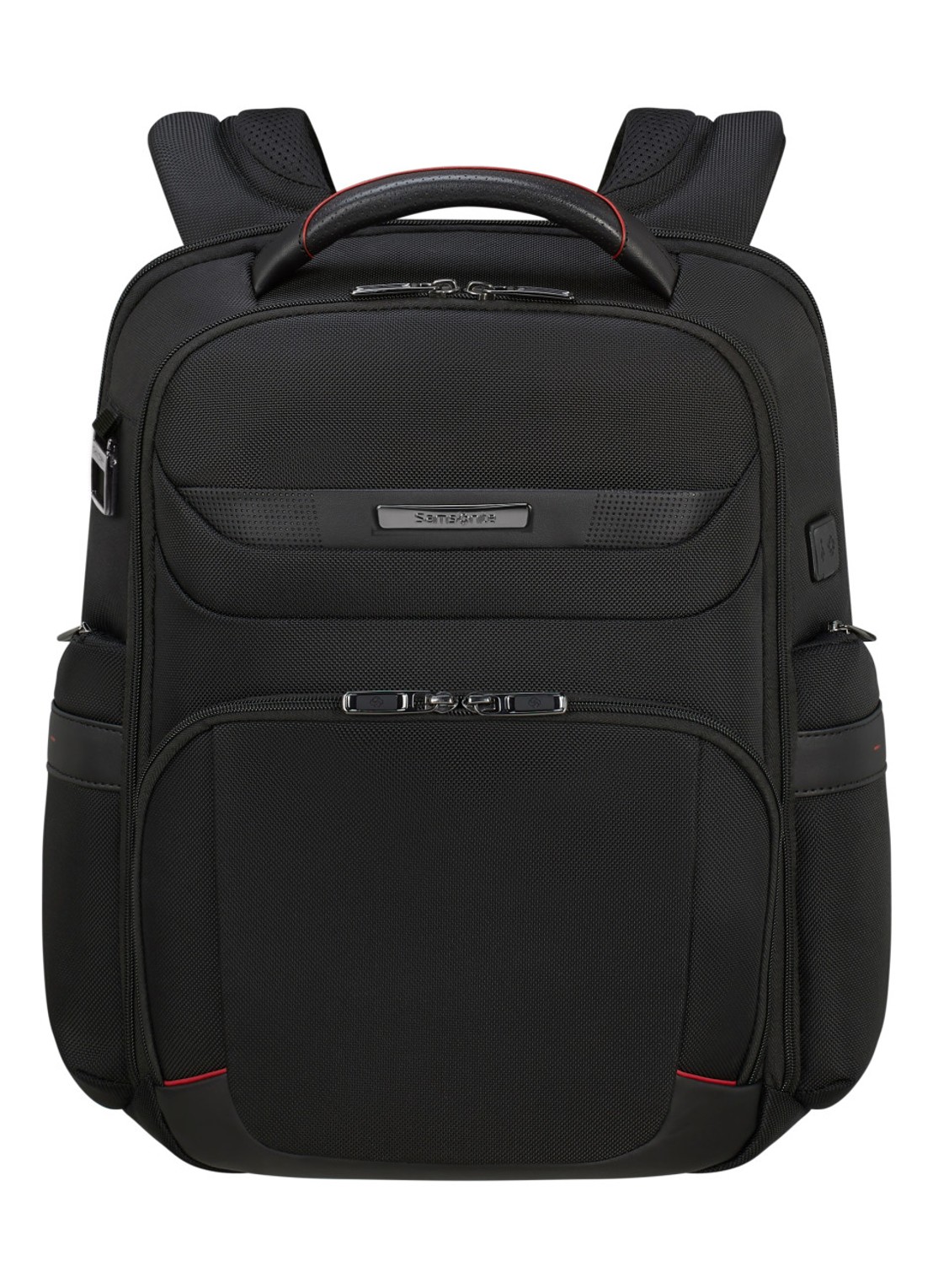 Samsonite Pro-DLX rugzak met 15,6 inch laptopvak - voorkant 2 zwart