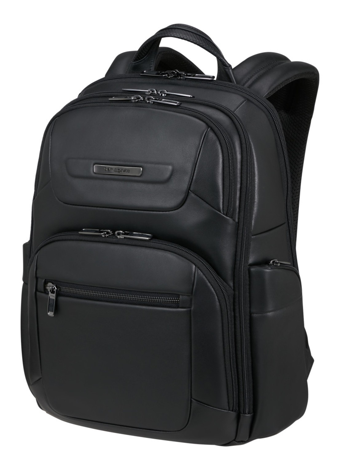 Samsonite PRO-DLX rugzak met 15,6 inch laptopvak - voorkant 2 zwart