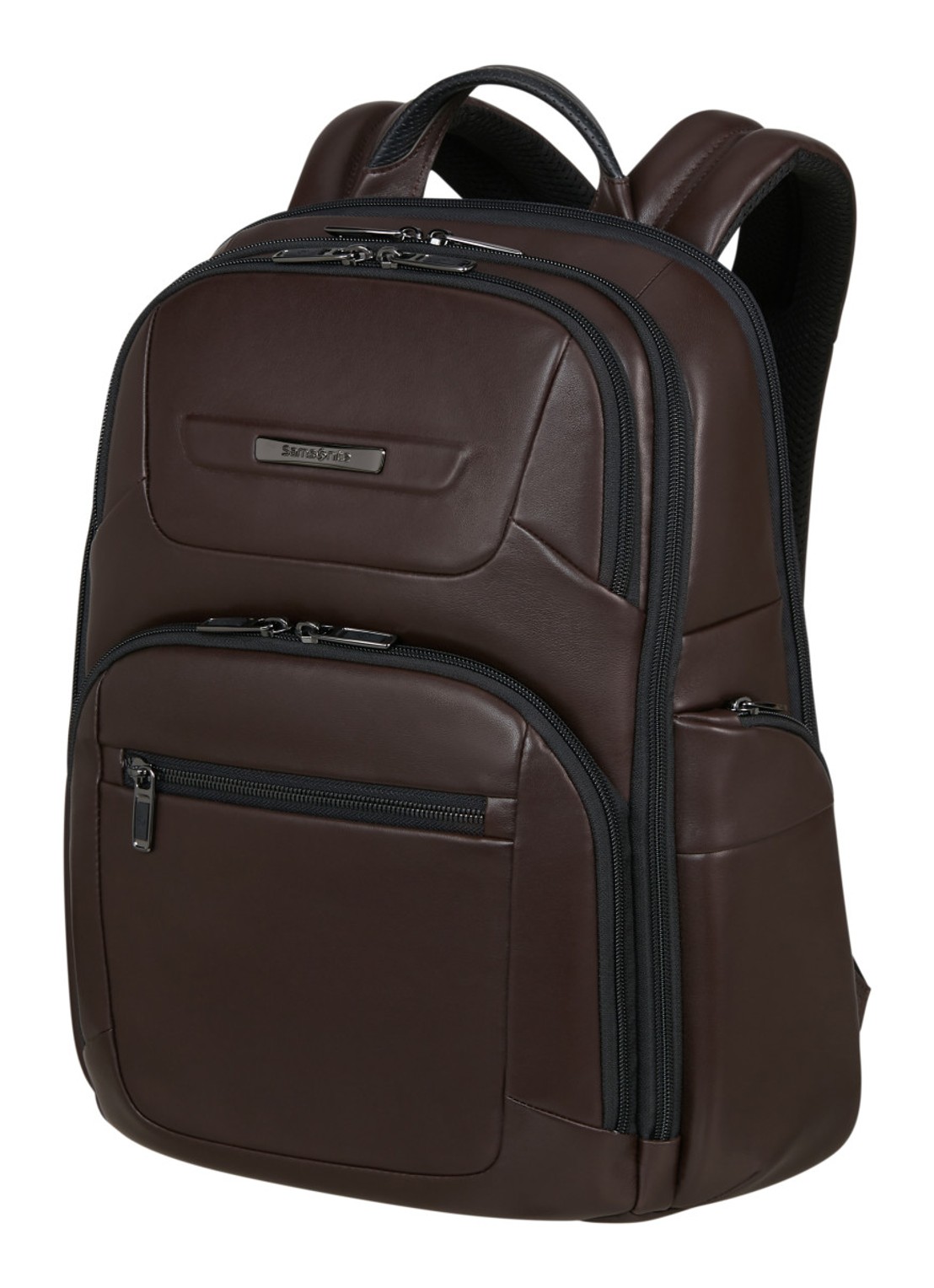 Samsonite PRO-DLX rugzak met 15,6 inch laptopvak - voorkant 4 donkerbruin